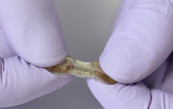 close up image of a piece of self-healing material